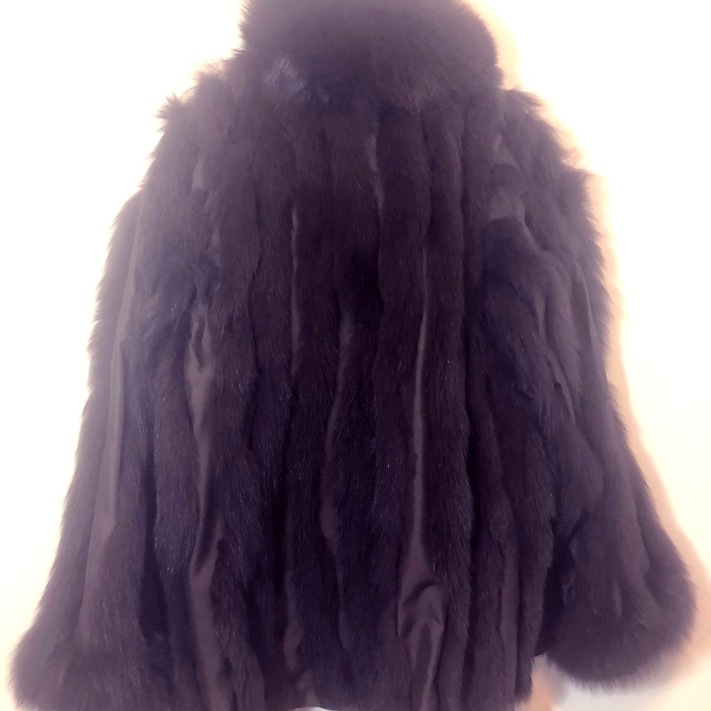 George Simonton Couture Reversible Brown Fox FurXS